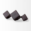 Mercana Mayweather Black Geometric Ceramic Cubes-Set of 3
