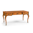 Jonathan Charles Satinwood And Marquetry Bureau Plat ( 494640-SAL )