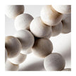 Mercana Carrollton Off-White Geometric Wood Ball Jack