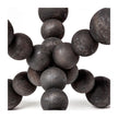 Mercana Carollan Black Geometric Wood Ball Jack