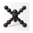 Mercana Carollan Black Geometric Wood Ball Jack