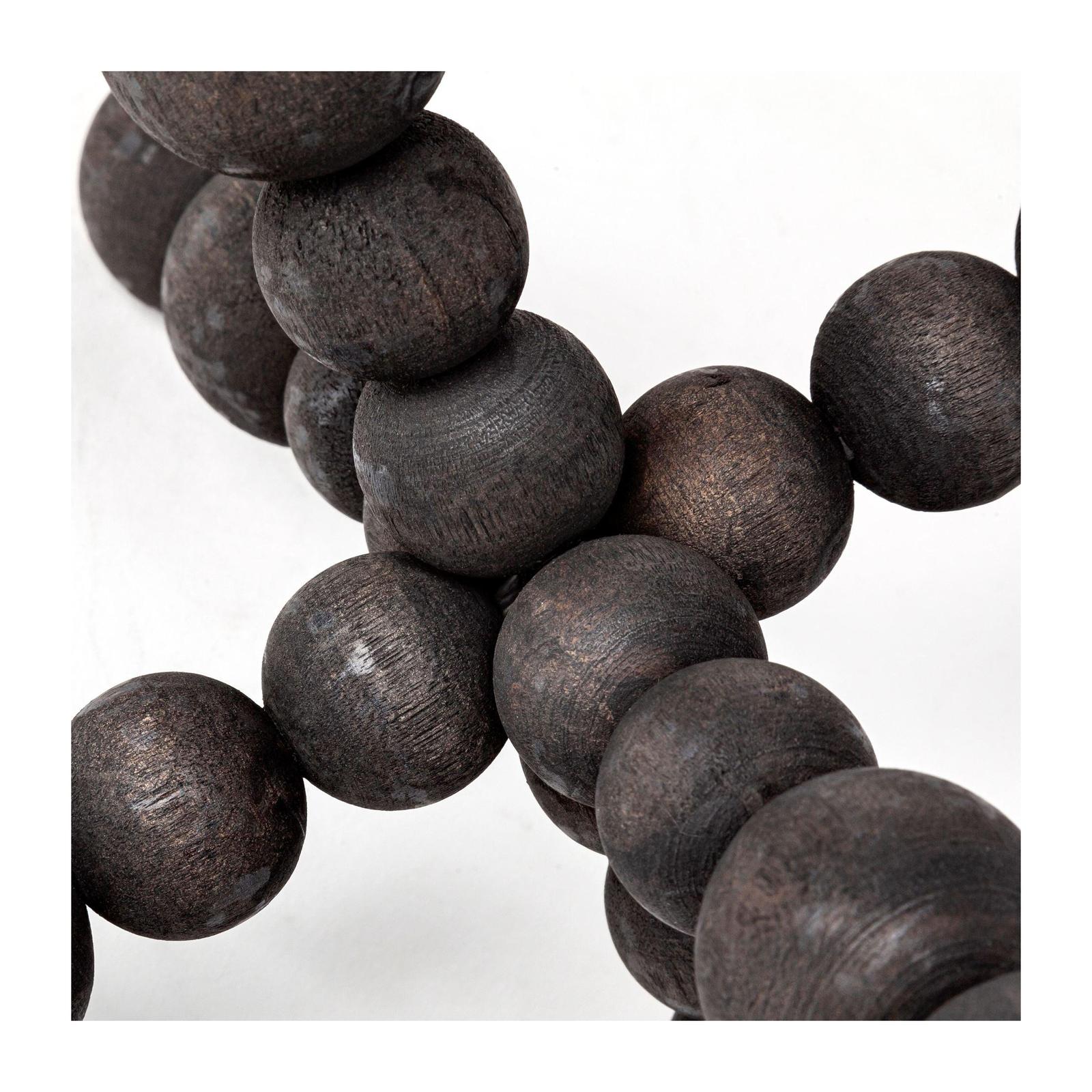 Mercana Carollan Black Geometric Wood Ball Jack
