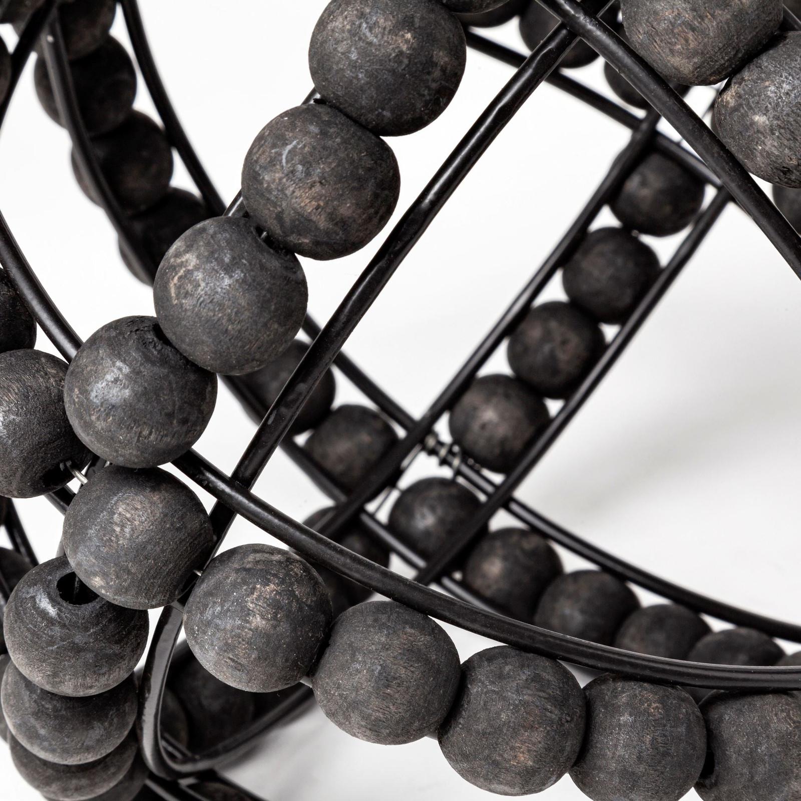 Mercana Earnhardt Black Wooden Beaded Orb Clearance