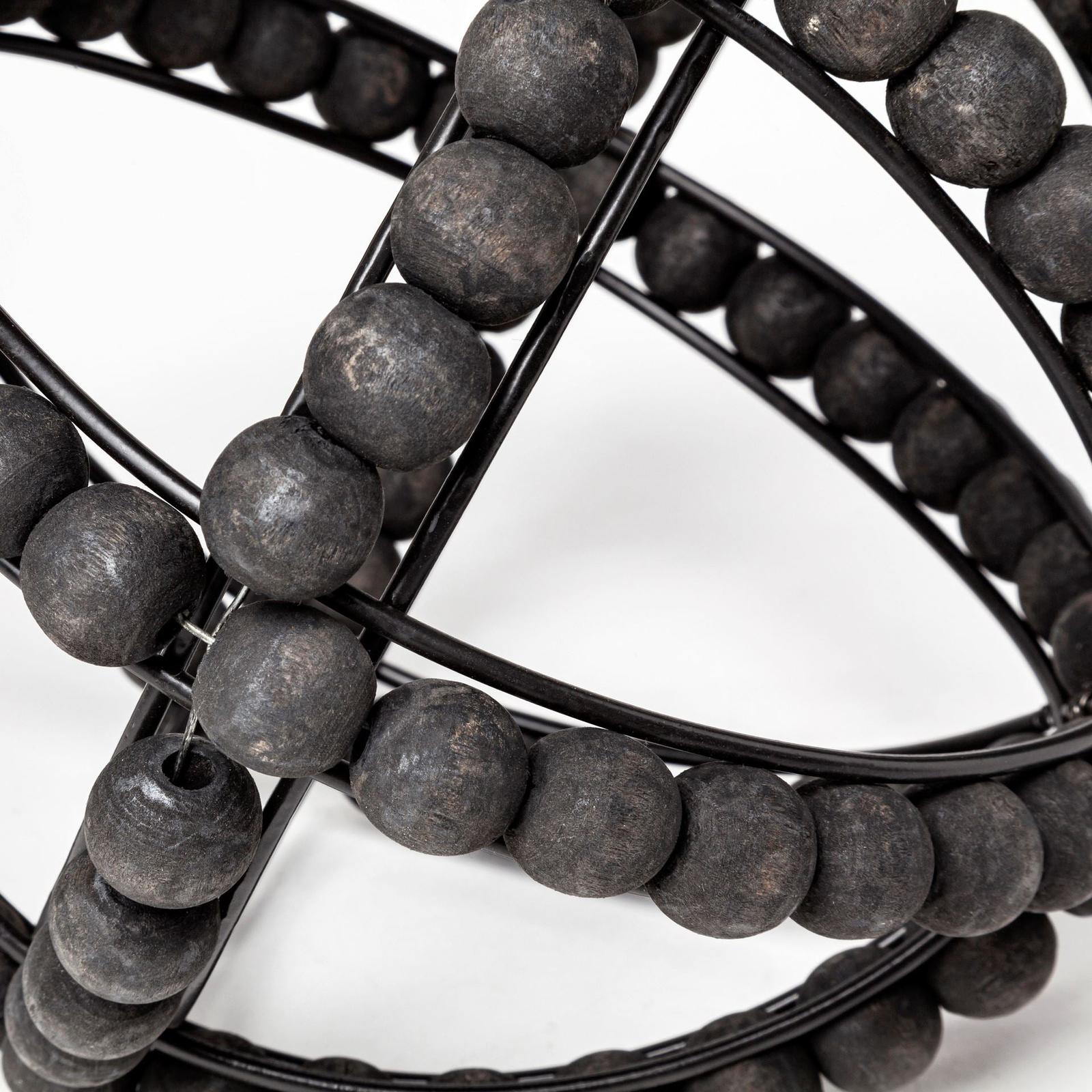 Mercana Earnhardt Black Wooden Beaded Orb Clearance