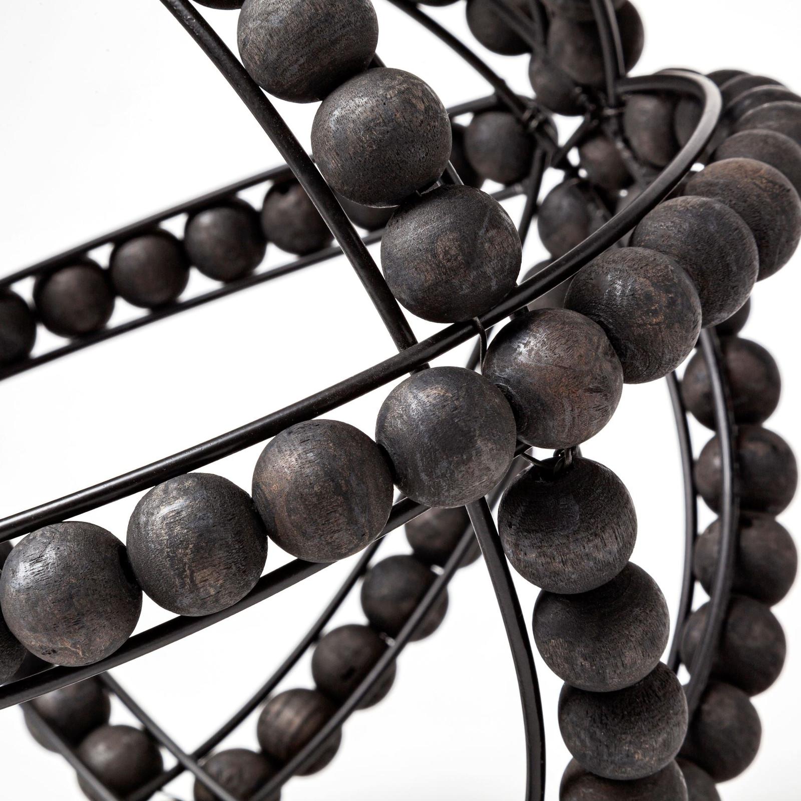 Mercana Earnhardt Black Wooden Beaded Orb Clearance