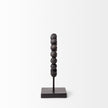 Mercana Tulane Black Beaded Broken Sphere Decorative Object