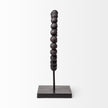 Mercana Tulane Black Beaded Broken Sphere Decorative Object