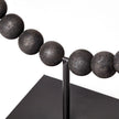 Mercana Tulane Black Beaded Broken Sphere Decorative Object
