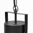 Mercana Minerva Metallic Gray Hammered Detail Pendant Light Clearance
