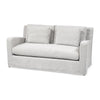 Mercana Denly Frost Gray Slipcover Two Seater Sofa Clearance