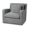 Mercana Denly Gray Slipcover Upholstered Arm Chair