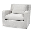 Mercana Denly Gray Slipcover Upholstered Arm Chair
