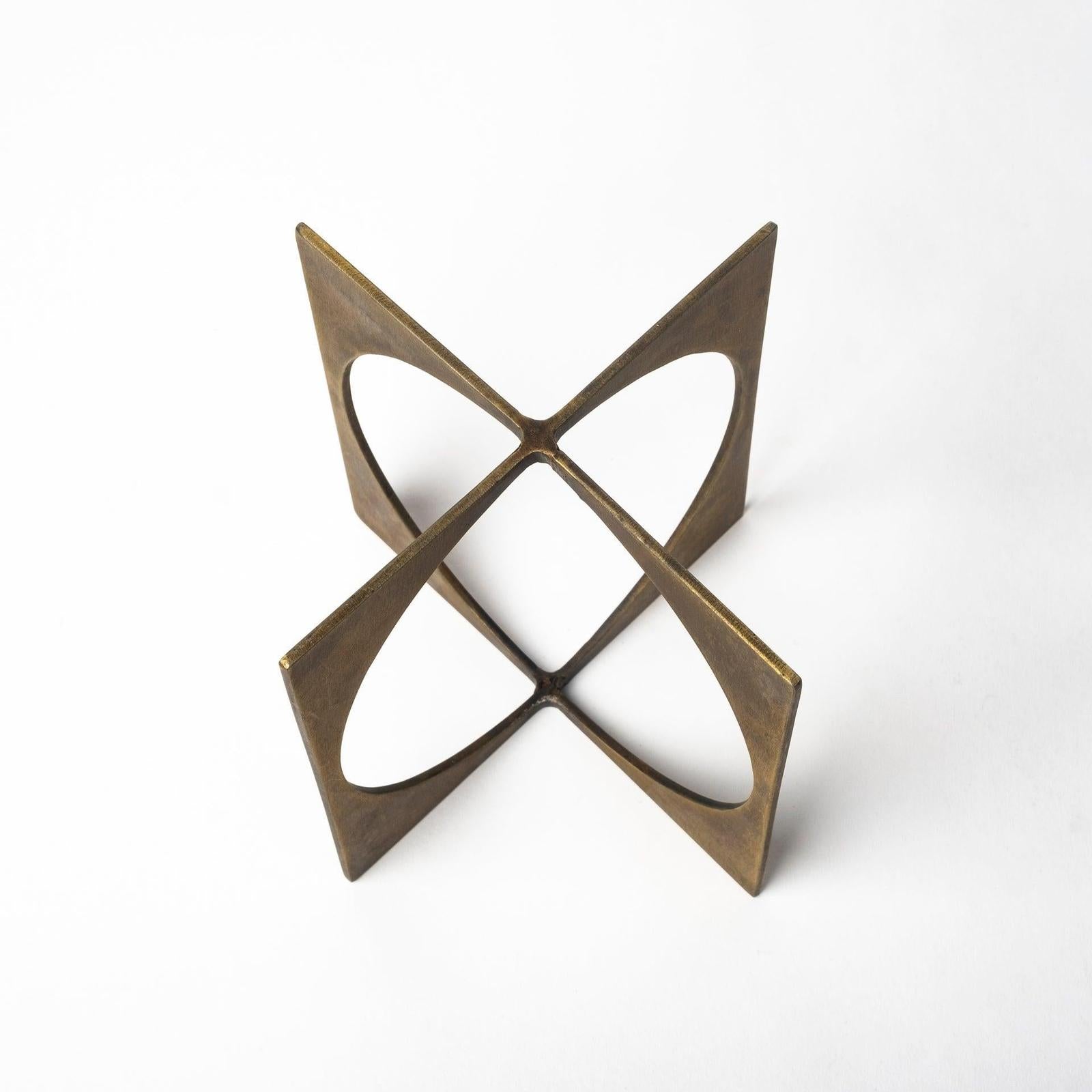Mercana Lima Gold Geometric Decorative Object