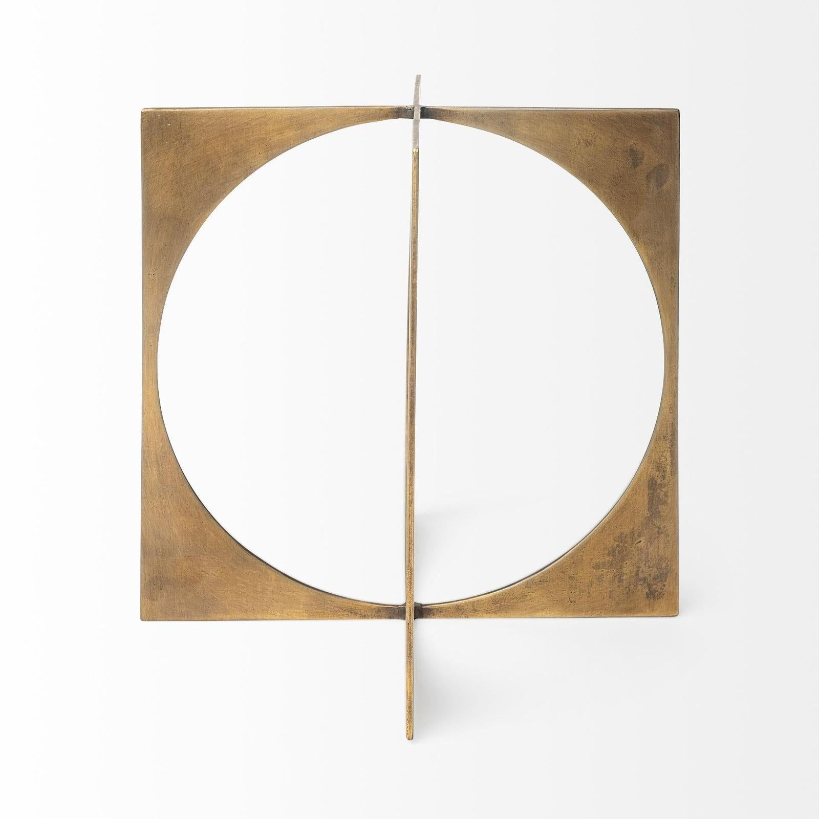 Mercana Lima Gold Geometric Decorative Object