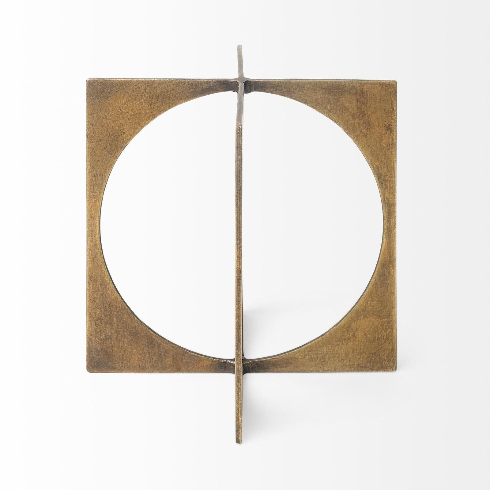 Mercana Lima Gold Geometric Decorative Object
