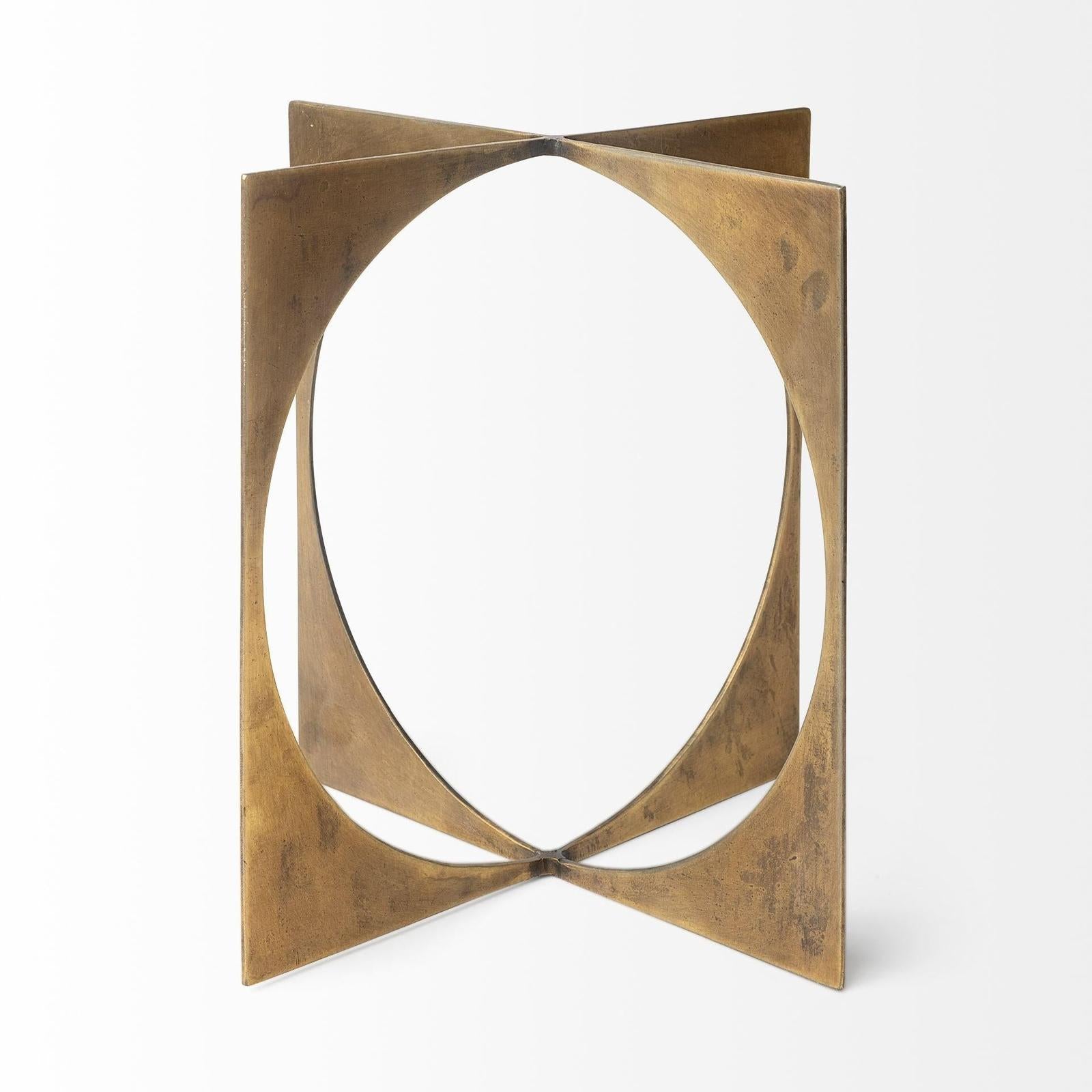 Mercana Lima Gold Geometric Decorative Object