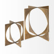 Mercana Lima Gold Geometric Decorative Object