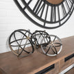 Mercana Galenna Black Metal Circular Decorative Orb