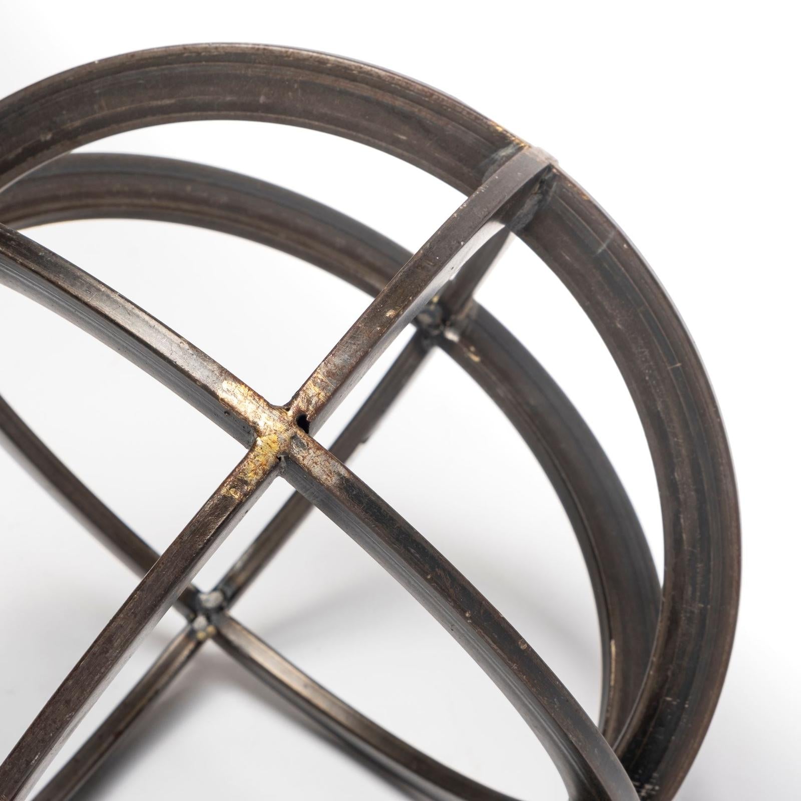 Mercana Galenna Black Metal Circular Decorative Orb