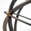 Mercana Galenna Black Metal Circular Decorative Orb