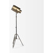 Mercana Debdou Gold Metal Adjustable Cinema-Style Floor Lamp Clearance