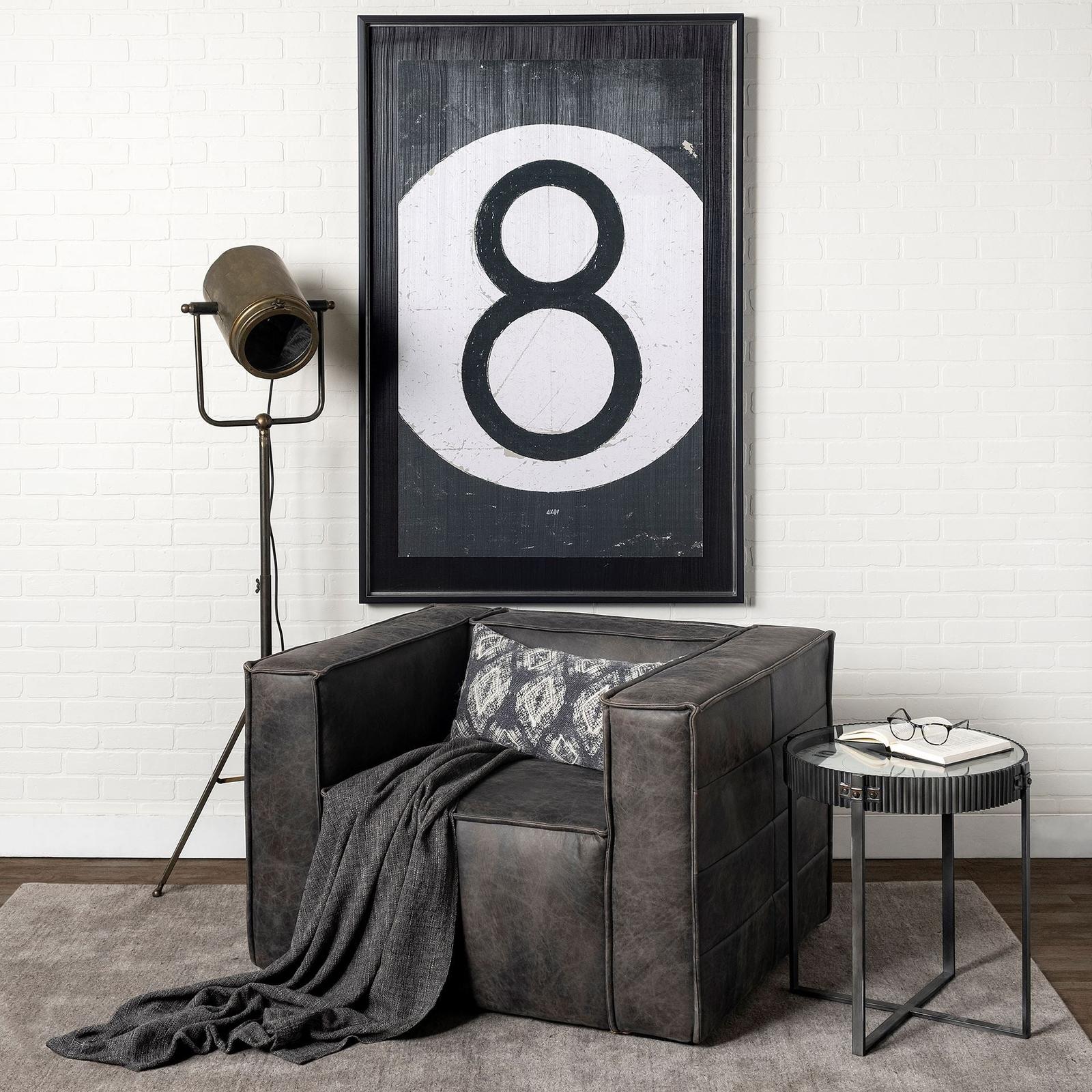 Mercana Debdou Gold Metal Adjustable Cinema-Style Floor Lamp Clearance
