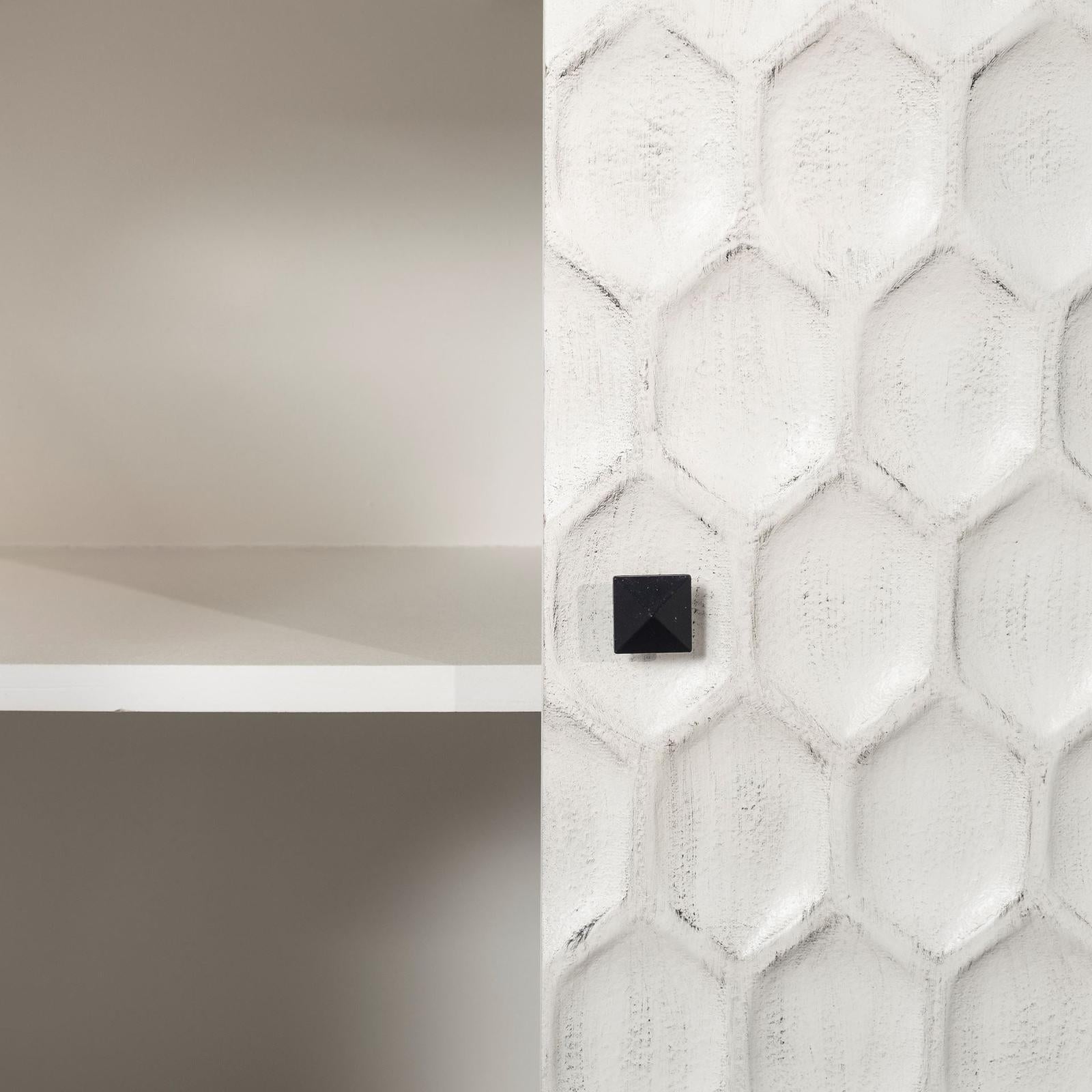 Mercana Savannah White Fir Veneer Accent Cabinet Clearance
