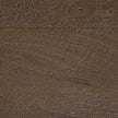 Mercana Swordfish Two-Tone Brown Wood Cabinet Silver Metal Base 4 Cabinet Door Sideboard Clearance