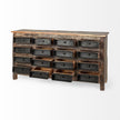 Mercana Wilton Reclaimed Wood and Metal 16 Drawer Sideboard