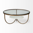 Mercana Reinhold Round Metal Base Coffee Table
