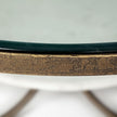 Mercana Reinhold Round Metal Base Coffee Table