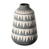 Mercana Delaney Large Gray Patterned Ceramic Vase Clearance
