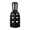Mercana Brunel Black Drum-Shaped Ceramic Vase Clearance