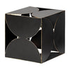 Mercana Darren 6L x 6W Black Metal Decorative Cube Clearance