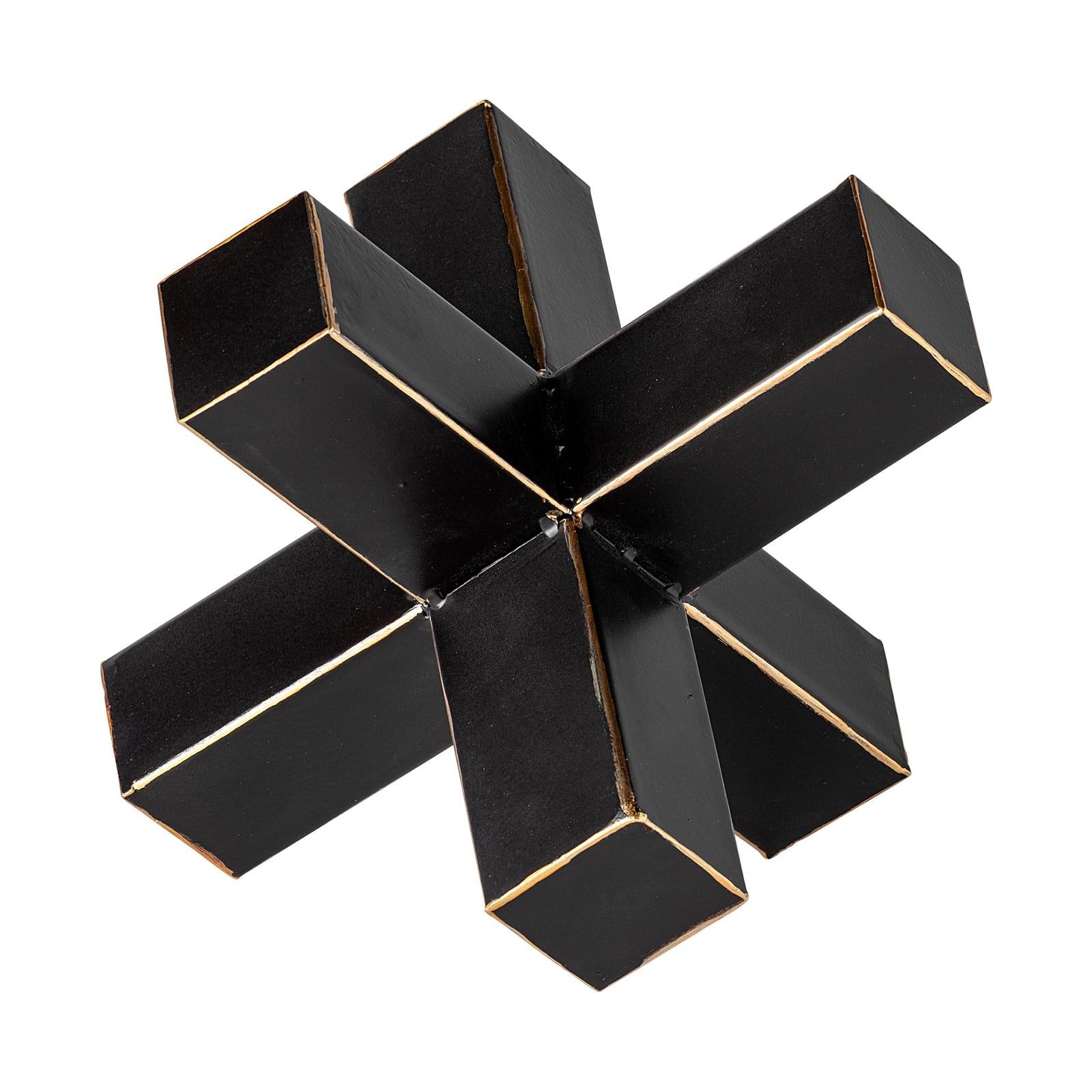 Mercana Abel Black Metal Jack W/ Gold Accents