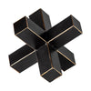 Mercana Abel Black Metal Jack W/ Gold Accents