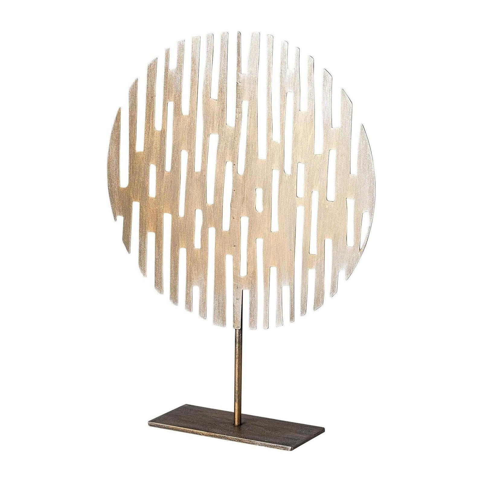 Mercana Ezra Gold Metal Circular Decorative Object