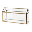Mercana Hutt Gold Glass Terrarium Box