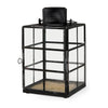 Mercana Gamfield Black Metal and Glass Lantern