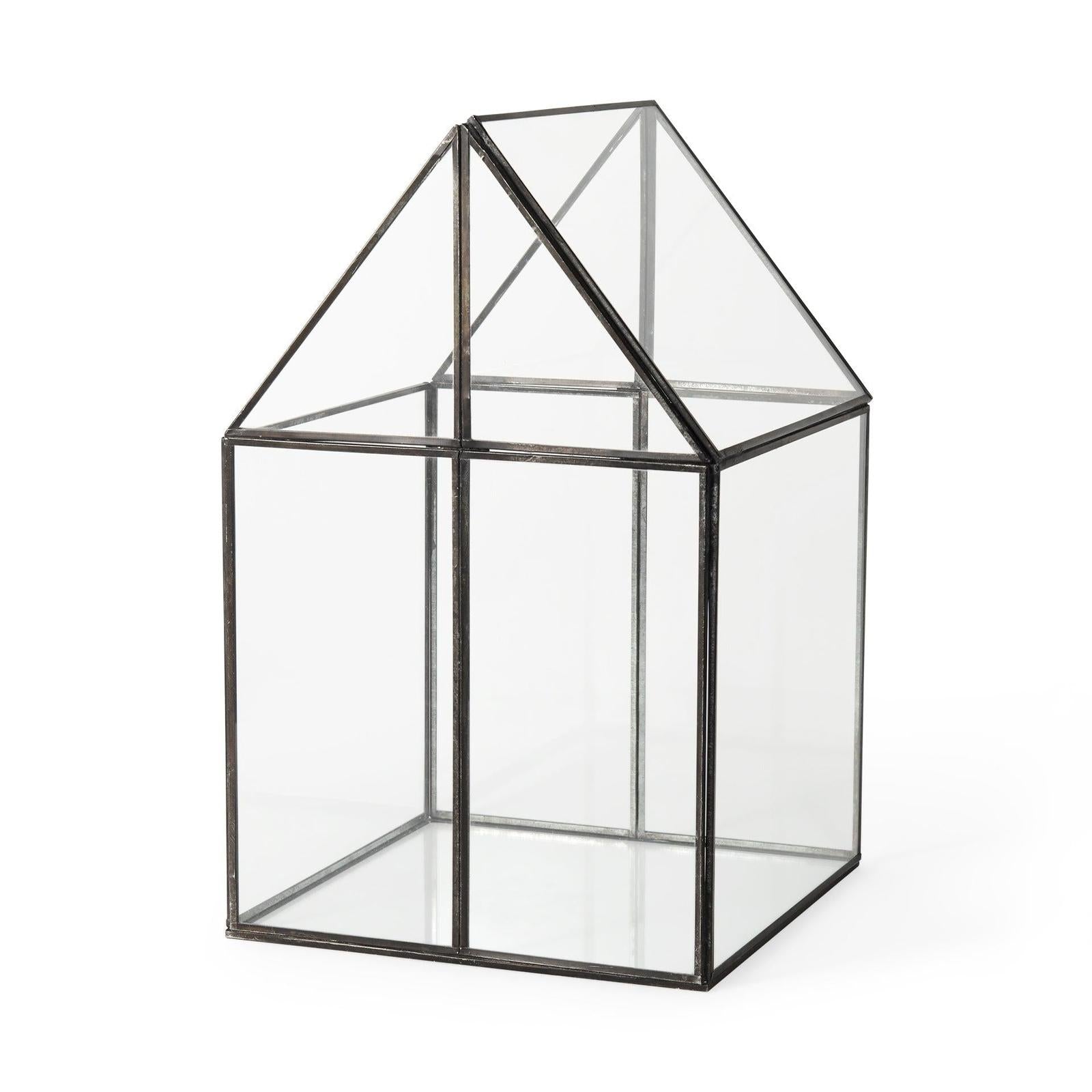 Mercana Sikes Hut Terrarium W/Glass Base