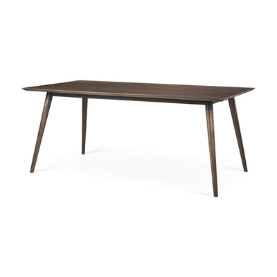 Mercana Nicholas Brown Solid Wood Top Metal/Wood Leg Dining Table Clearance