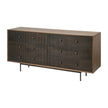 Mercana Grace Two-Tone Brown Solid Wood 6 Drawer Sideboard