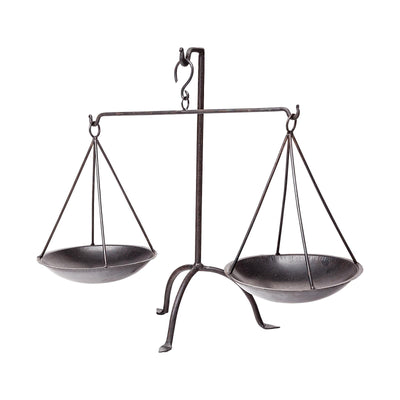 Mercana Adilah  Black Metal Vintage Inspired Weighing Scale