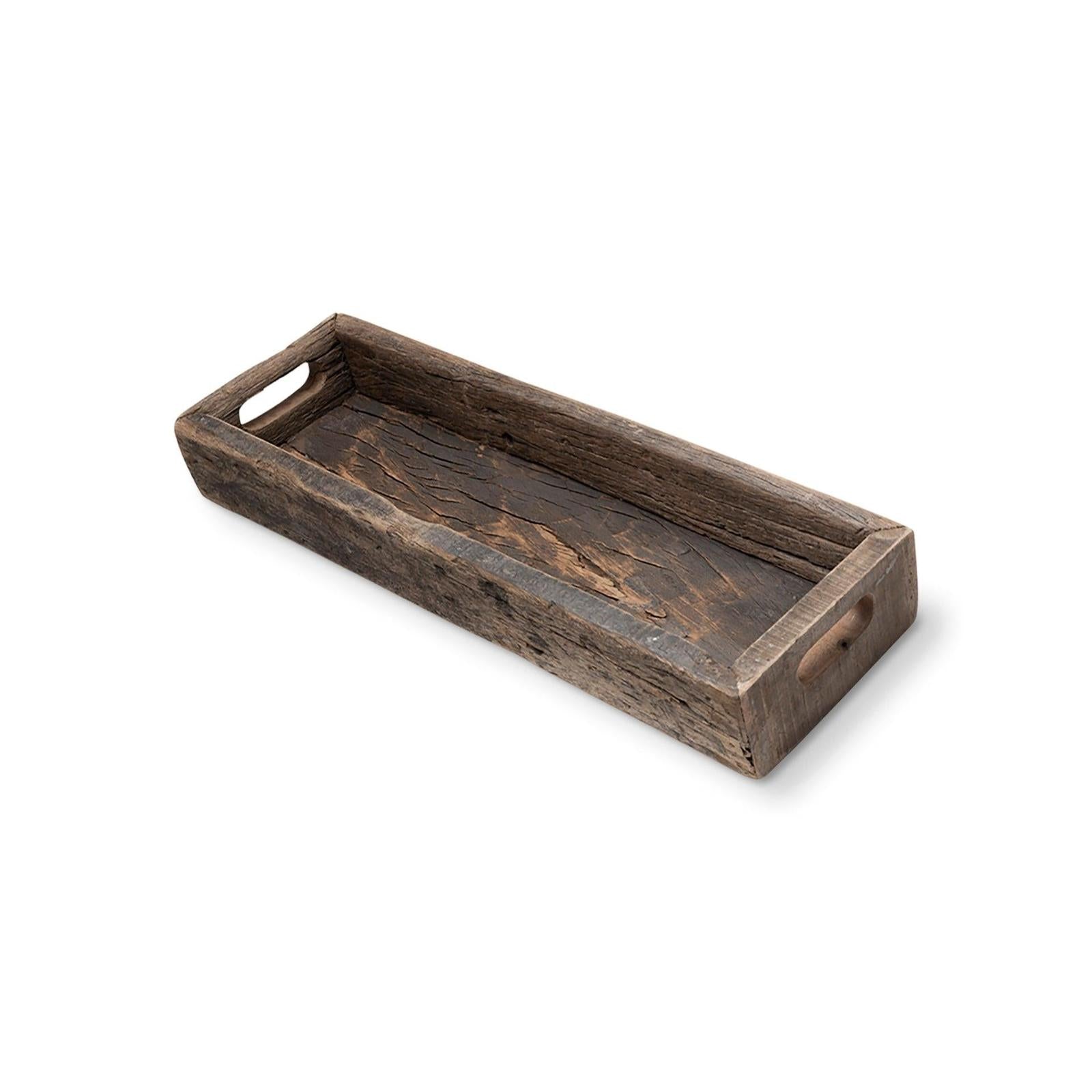 Mercana Vernon Brown Reclaimed Wood Tray