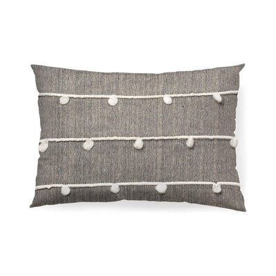 Mercana Linda Navy And Cream With White Detail Decorative Pillow Cover Clearance