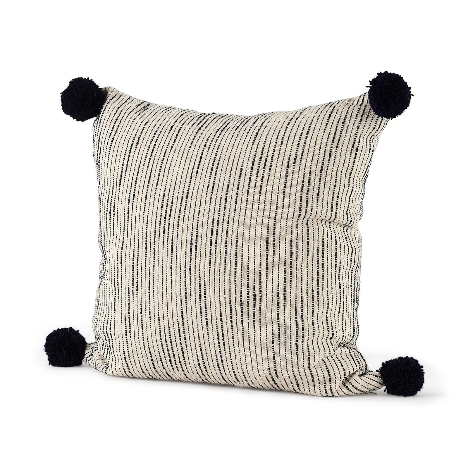 Mercana Krystal Pom Pom Decorative Pillow Cover Clearance