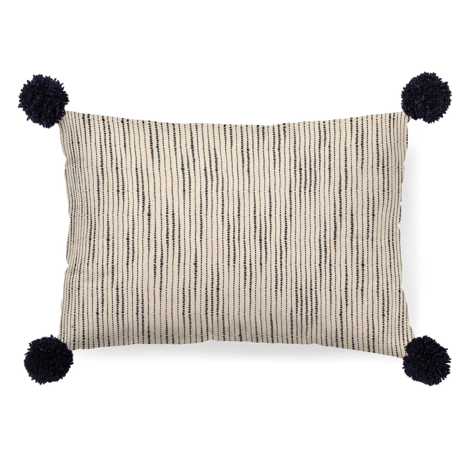 Mercana Krystal Pom Pom Decorative Pillow Cover Clearance