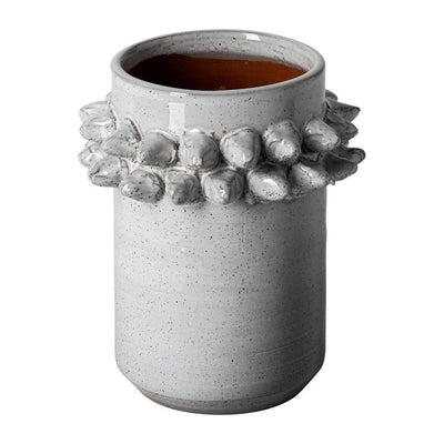 Mercana Farmhampton Gray Spoked Ceramic Vase