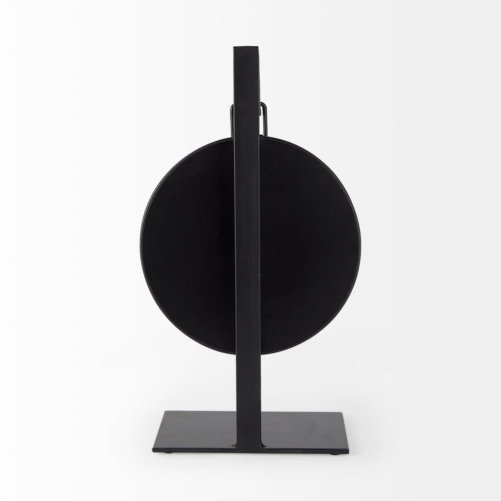 Mercana Taxz Metallic Brown Metal Hanging Table Clock