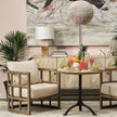 Mercana Woodrow Light Brown Wood w/ White Accent Table Lamp Clearance